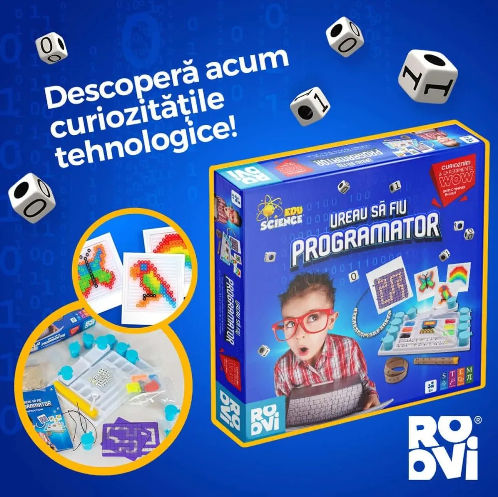 Joc Educativ Vreau sa fiu Programator - D-Toys