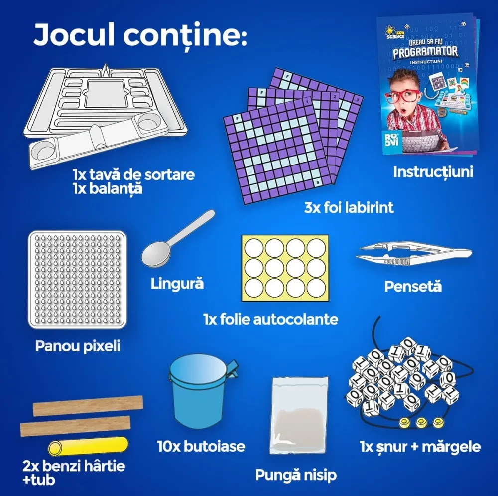 Joc Educativ Vreau sa fiu Programator - D-Toys