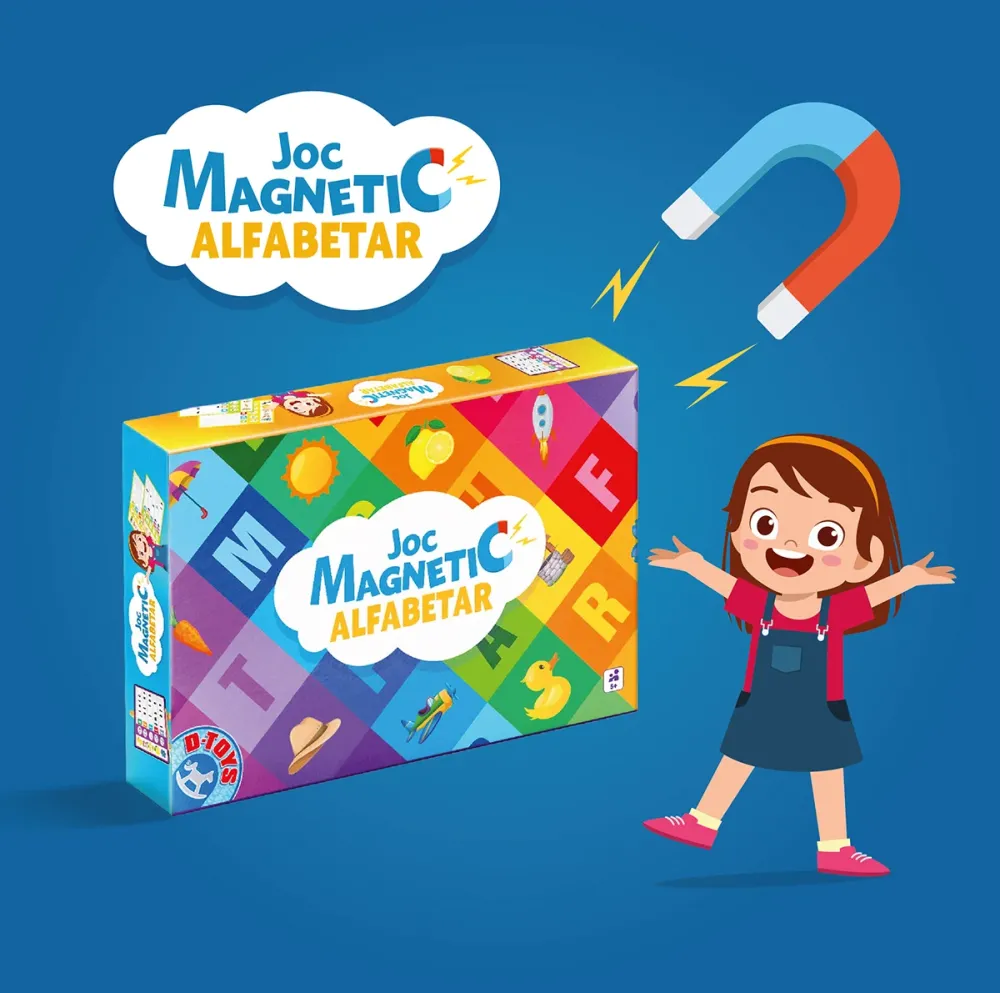 Joc Magnetic Alfabetar cu Tabla -D-Toys