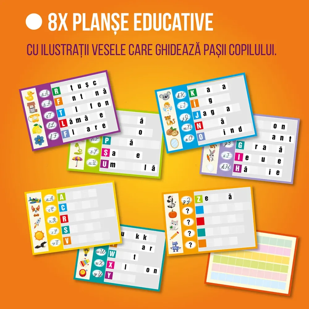Joc Magnetic Alfabetar cu Tabla -D-Toys