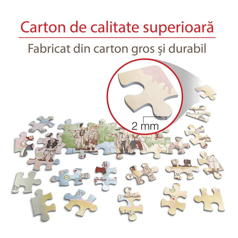 Joc Puzzle Costume Traditionale, 240 piese - D-Toys