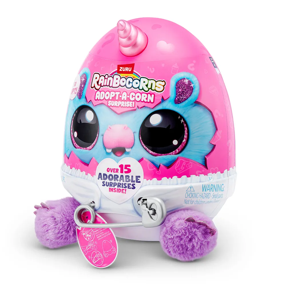 Jucarie de Plus Adopt a Corn Surprise Mini Pocket +3 ani - Rainbocorns