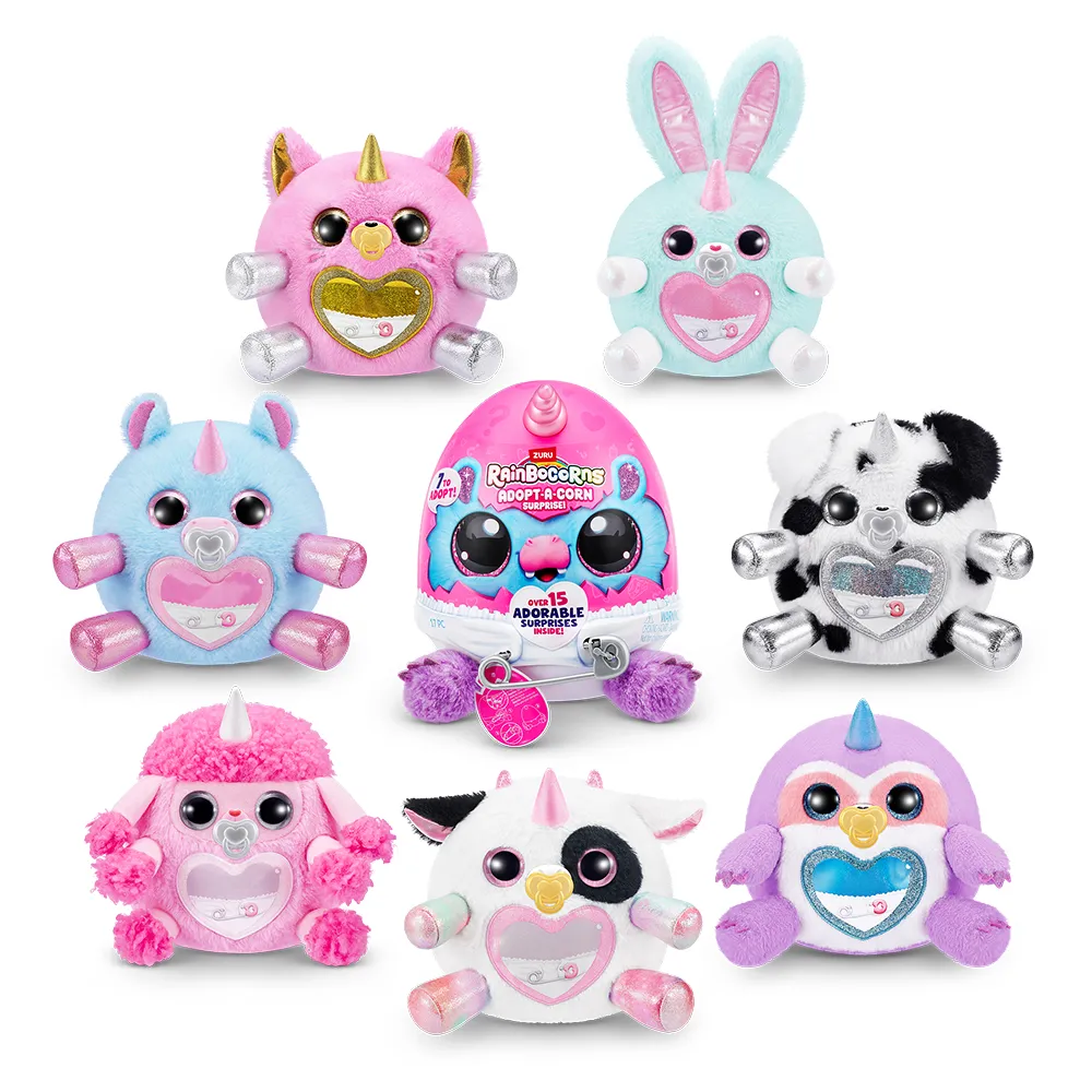 Jucarie de Plus Adopt a Corn Surprise Mini Pocket +3 ani - Rainbocorns