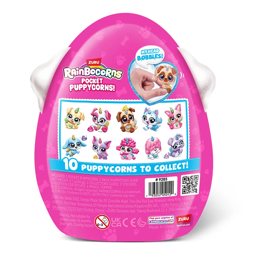 Jucarie de Plus Mini Pocket Argintie +3 ani - Rainbocorns