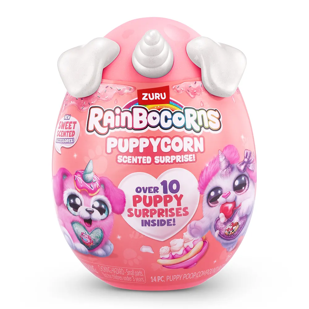 Jucarie de Plus PuppyCorn Surprise S4 Catelusul +3 ani - Rainbocorns