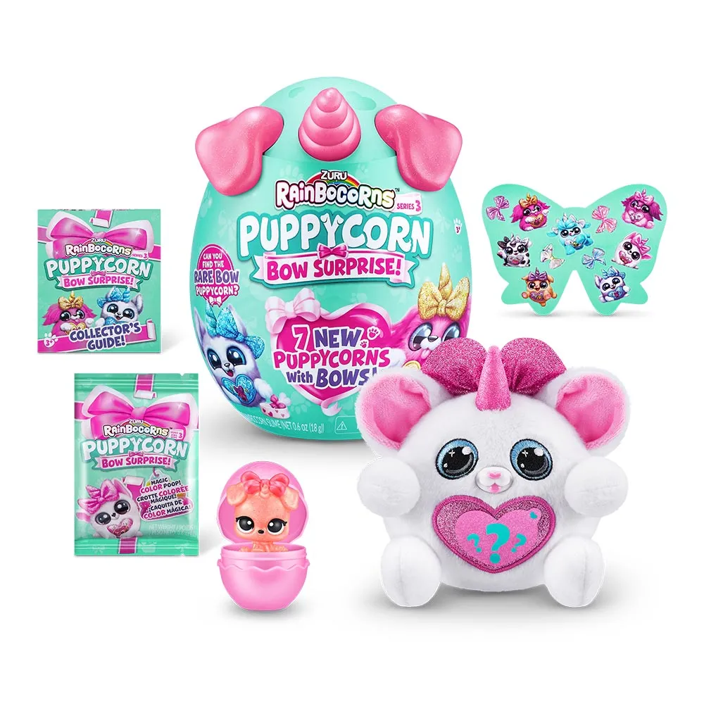 Jucarie de Plus Unicorn Curcubeu Catelusul +3 ani - Rainbocorns