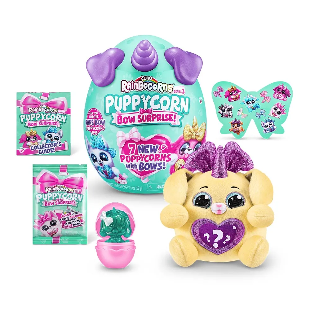 Jucarie de Plus Unicorn Curcubeu Catelusul +3 ani - Rainbocorns