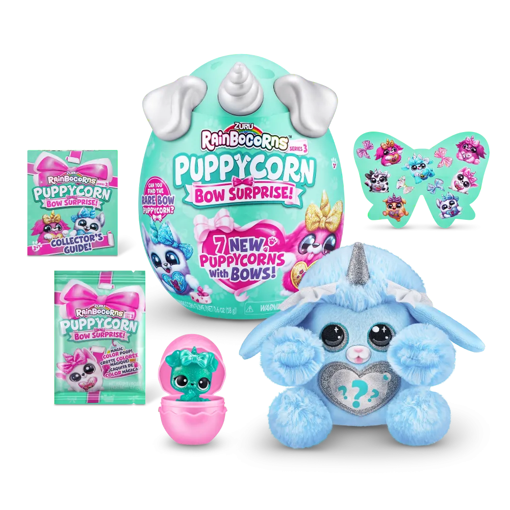 Jucarie de Plus Unicorn Curcubeu Catelusul +3 ani - Rainbocorns