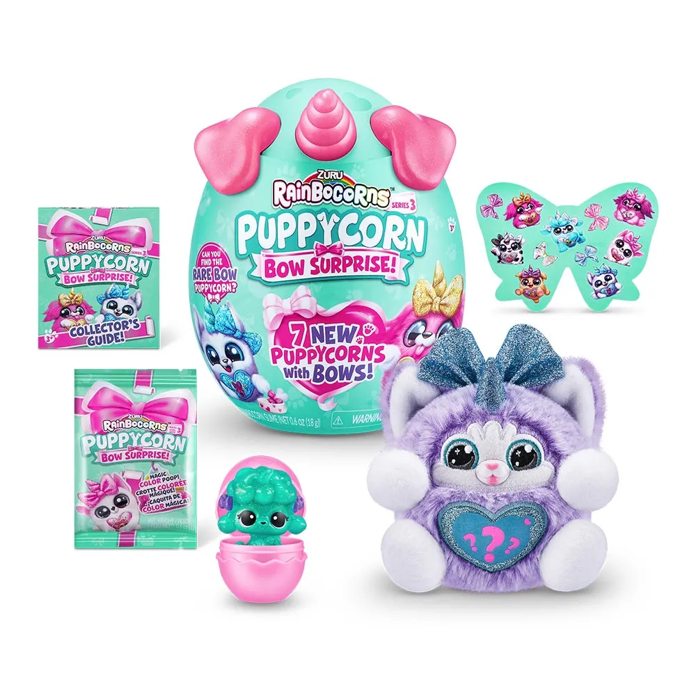 Jucarie de Plus Unicorn Curcubeu Catelusul +3 ani - Rainbocorns