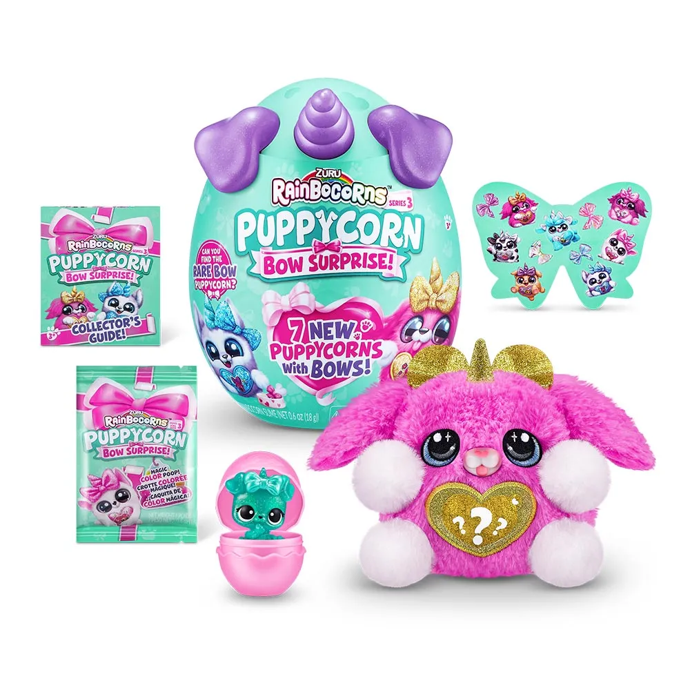 Jucarie de Plus Unicorn Curcubeu Catelusul +3 ani - Rainbocorns