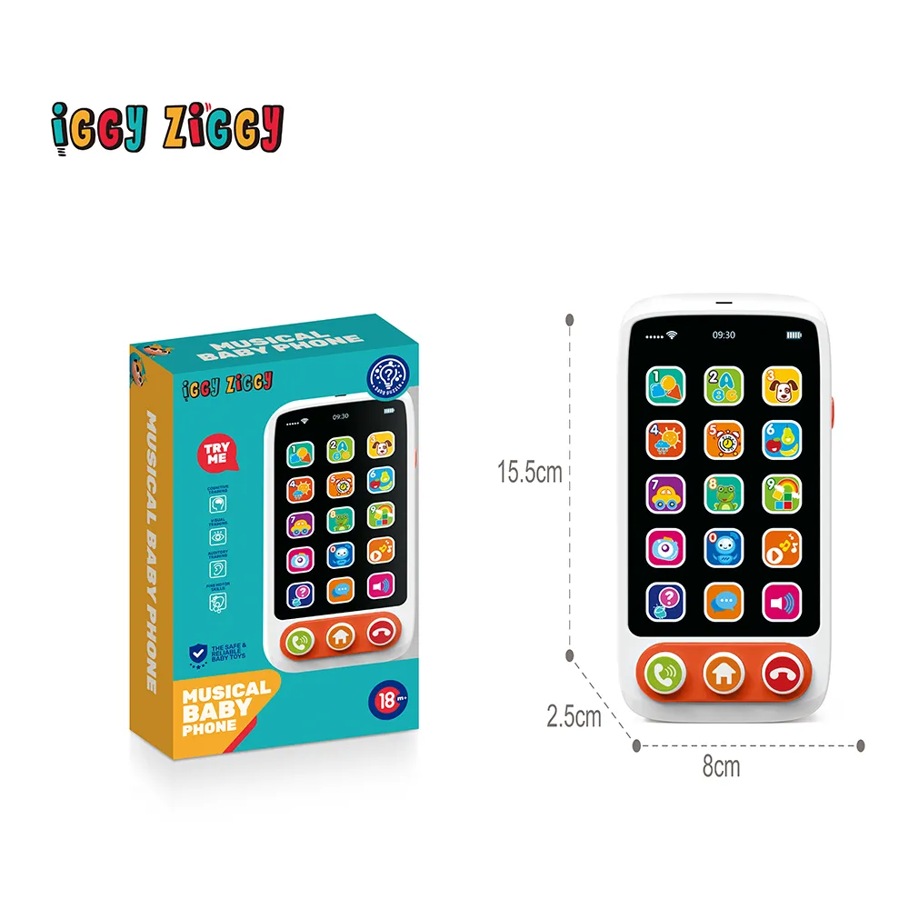 Jucarie Interactiva Telefon Muzical +18 luni - Iggy Ziggy