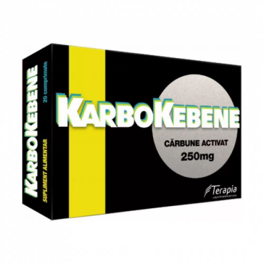 Karbo Kebene 250 mg -comprimate x 20 - Terapia
