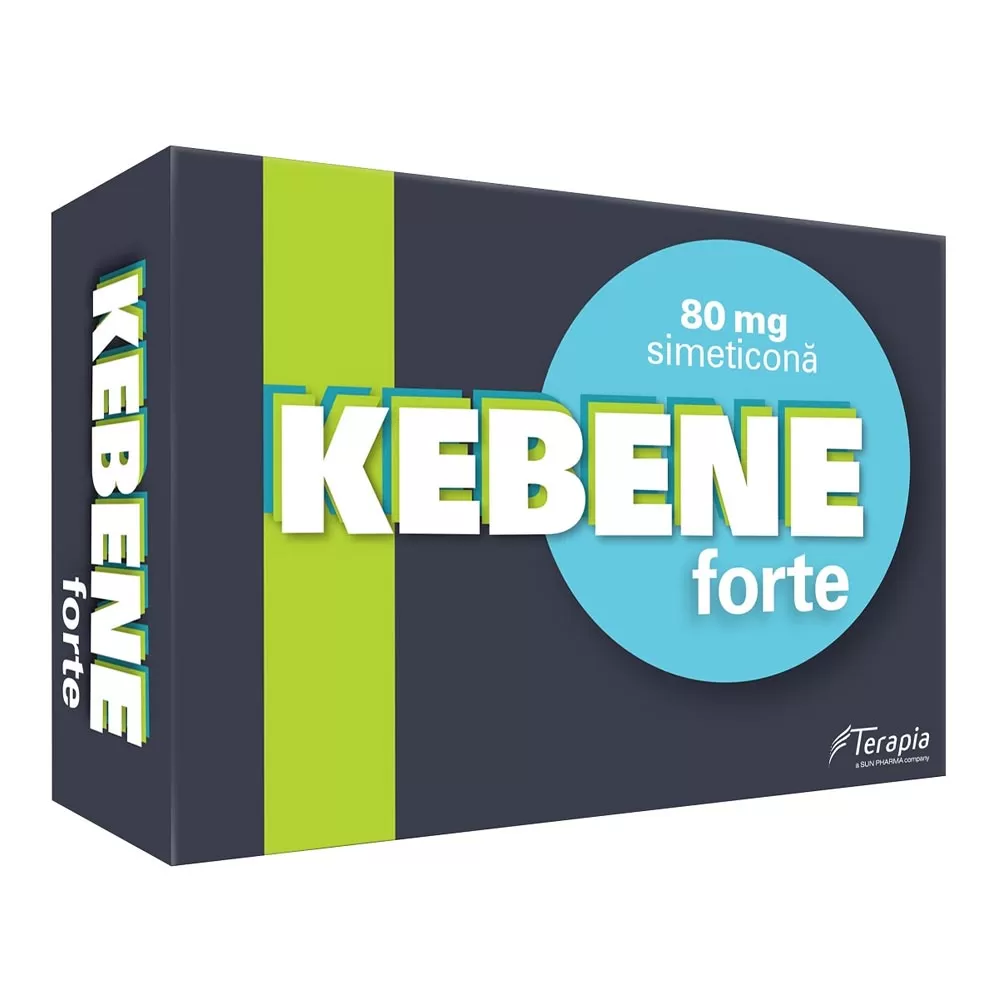 Kebene Forte 80mg, 25 capsule, Terapia