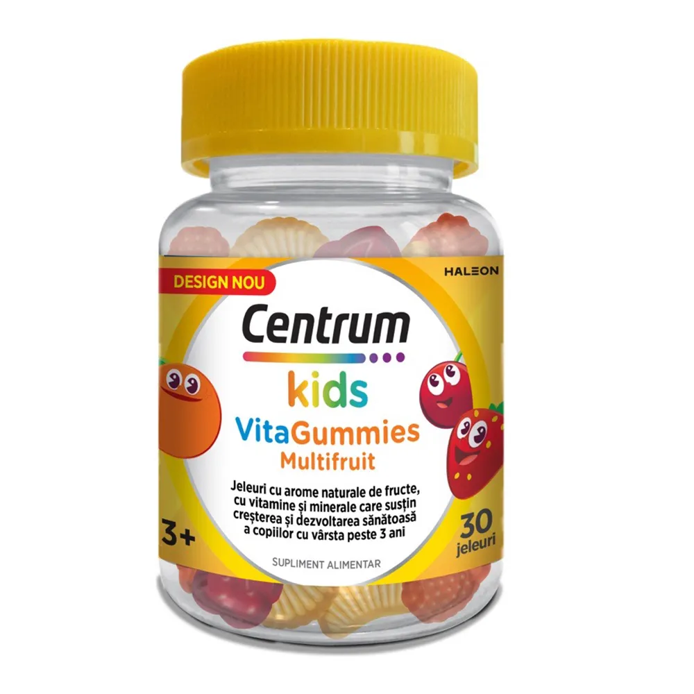 Centrum Kids VitaGummies Multifruit, 30 jeleuri, Haleon
