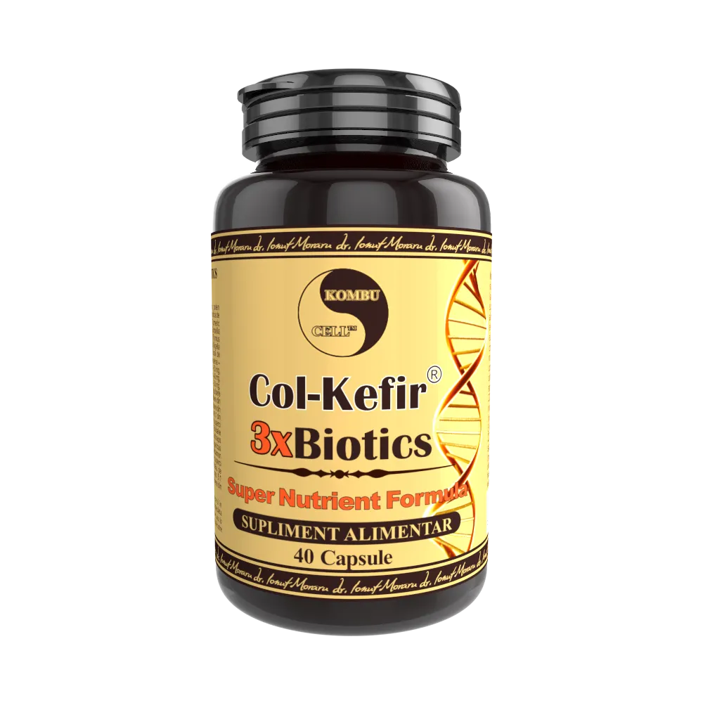 Kombucell Col-Kefir 3xBiotics -cps x 40 - Pro Natura