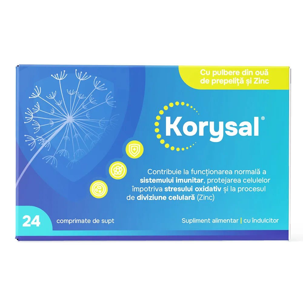 Korysa, 24 comprimate de supt, NaturPharma
