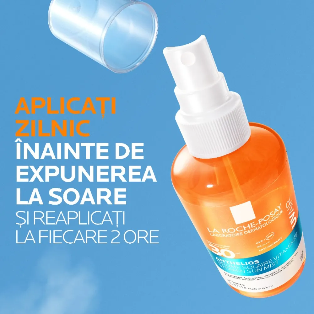 Spray de Corp cu Vitamine SPF30 Anthelios UVAir, 200ml, La Roche Posay
