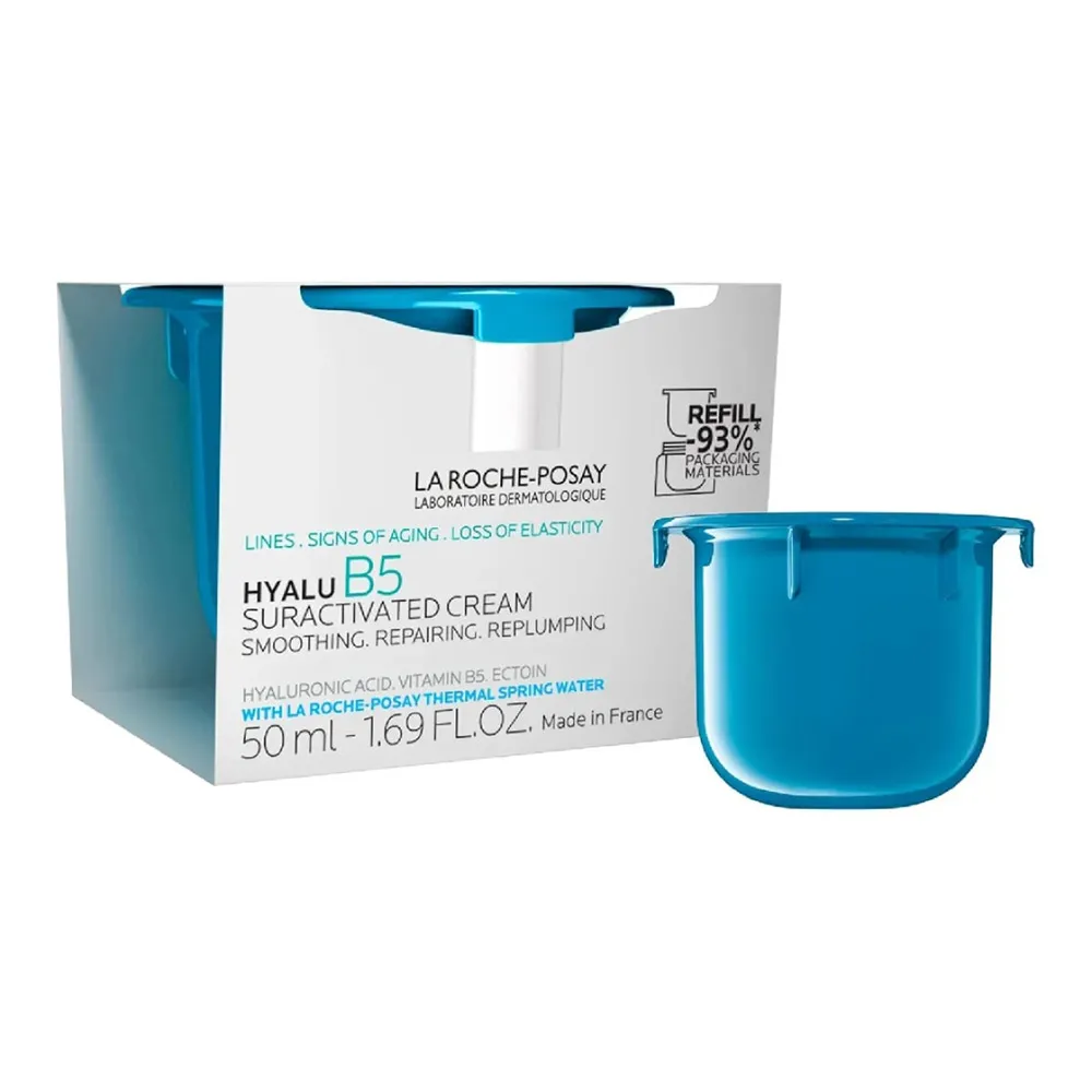 Rezerva Crema supra-activata cu acid hialuronic si SPF 30 Hyalu B5, 50 ml, La Roche-Posay