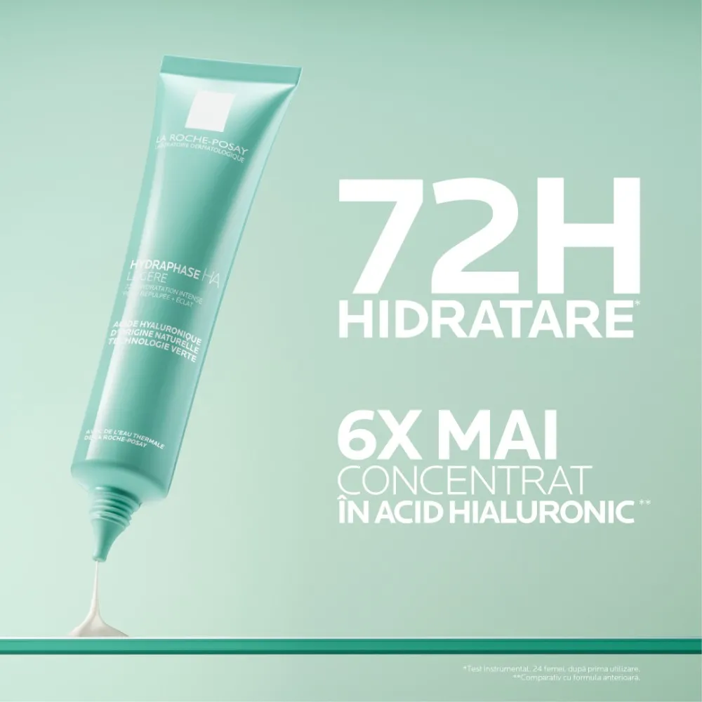 Crema Intens Hidratanta Hydraphase HA Light, 40ml, La Roche Posay