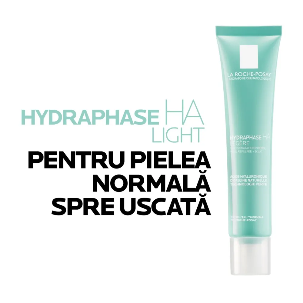 Crema Intens Hidratanta Hydraphase HA Light, 40ml, La Roche Posay