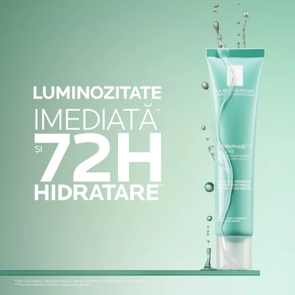 Crema Intens Hidratanta Hydraphase HA Light, 40ml, La Roche Posay