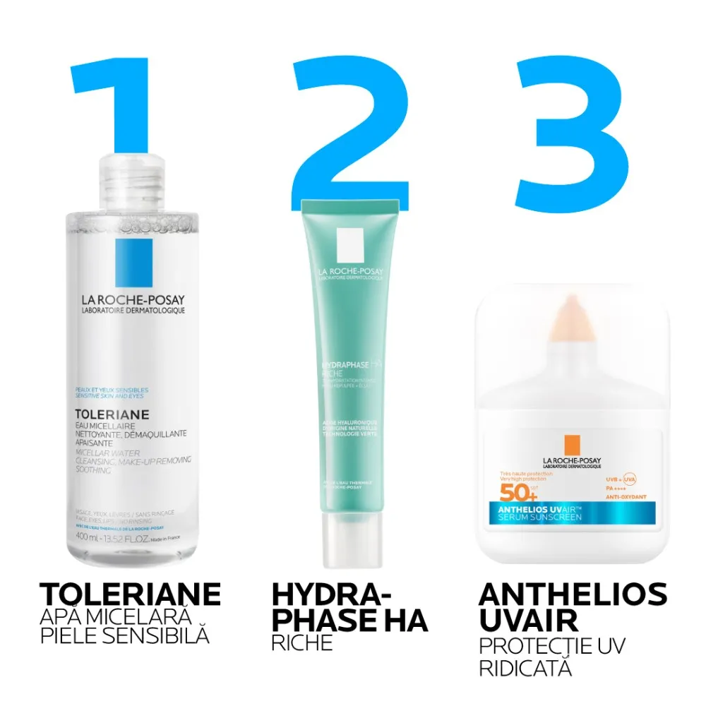 Crema Intens Hidratanta Hydraphase HA Riche, 40ml, La Roche Posay