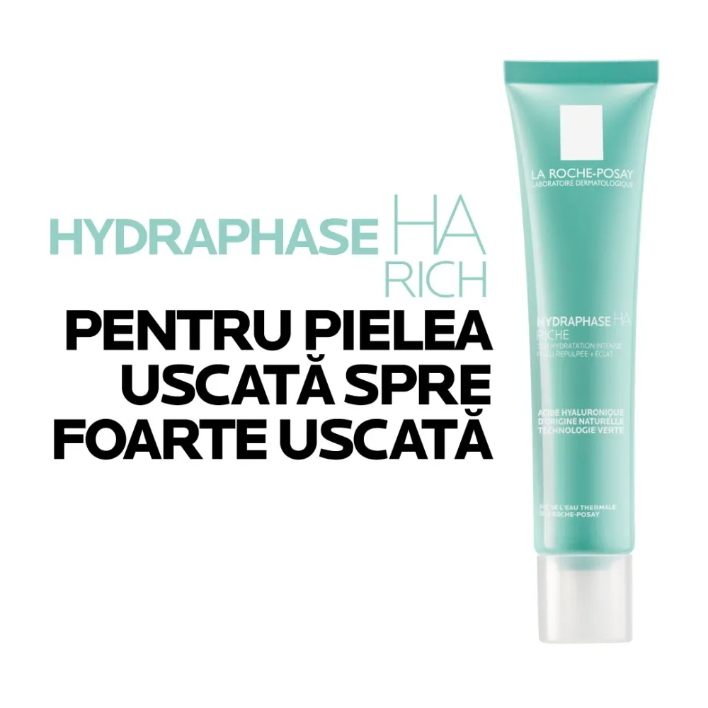 Crema Intens Hidratanta Hydraphase HA Riche, 40ml, La Roche Posay