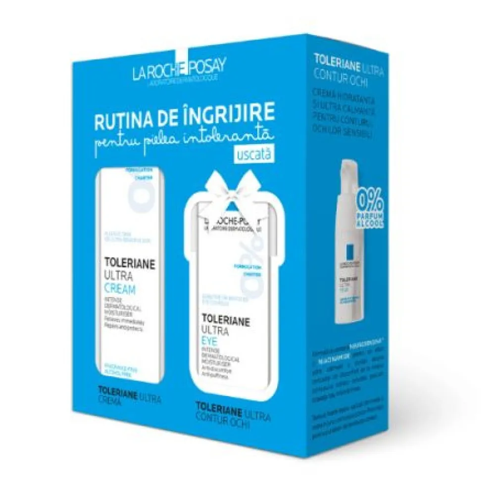La Roche Posay Toleriane Ultra Fluid x 40ml + Toleriane Ultra Eyes x 20ml (Cadou)