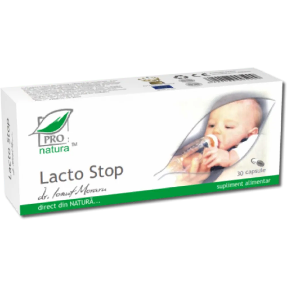 Lacto Stop, 30 capsule, Pro Natura