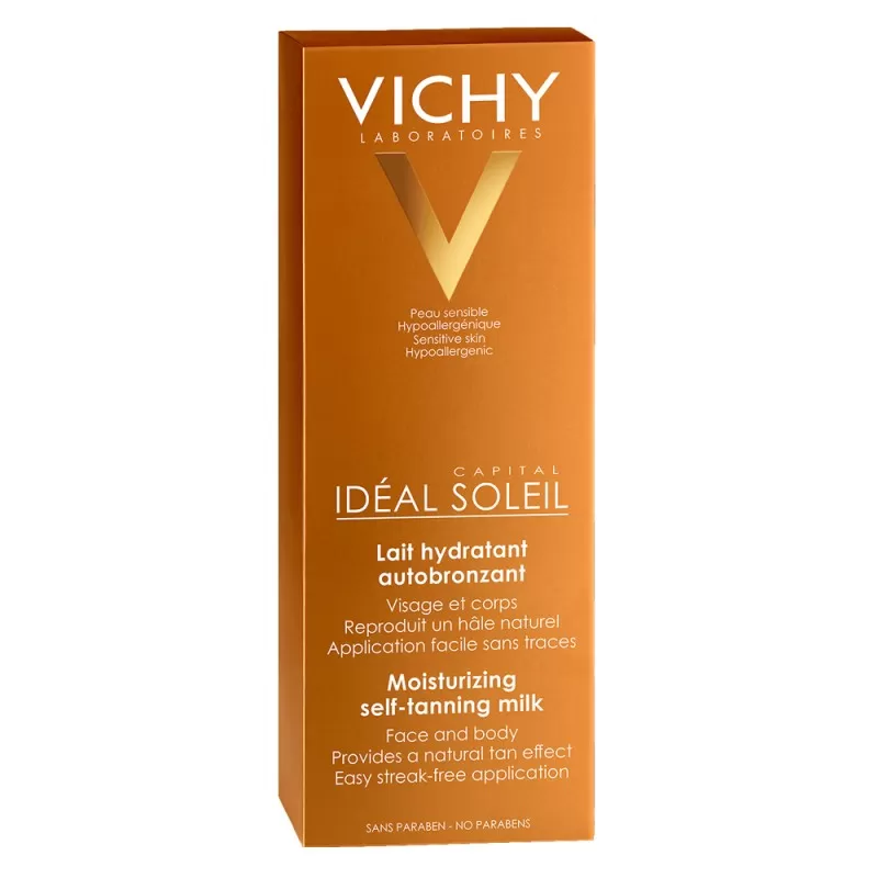Vichy Ideal Soleil Lapte Hidratant Autobronzant Pentru Fata Si Corp x 100 ml