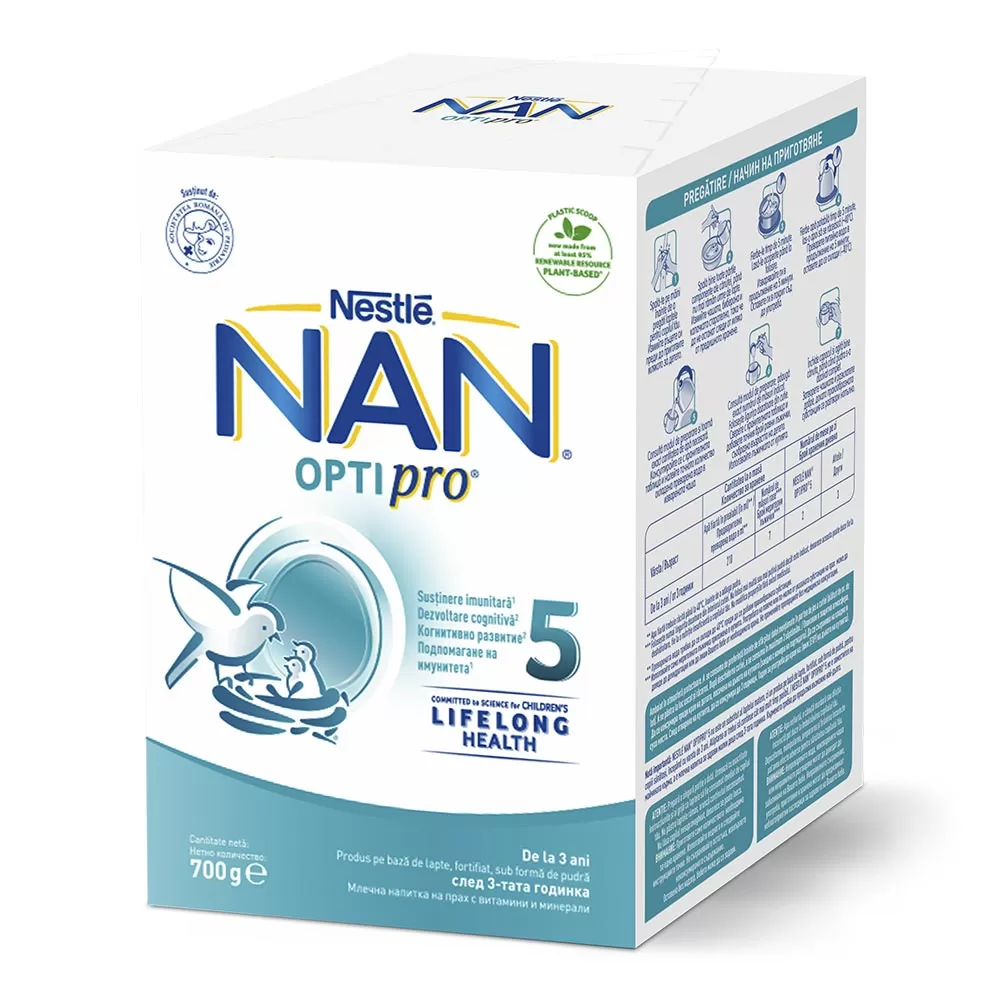Lapte Praf Nestle Nan 5 Optipro x 700 g