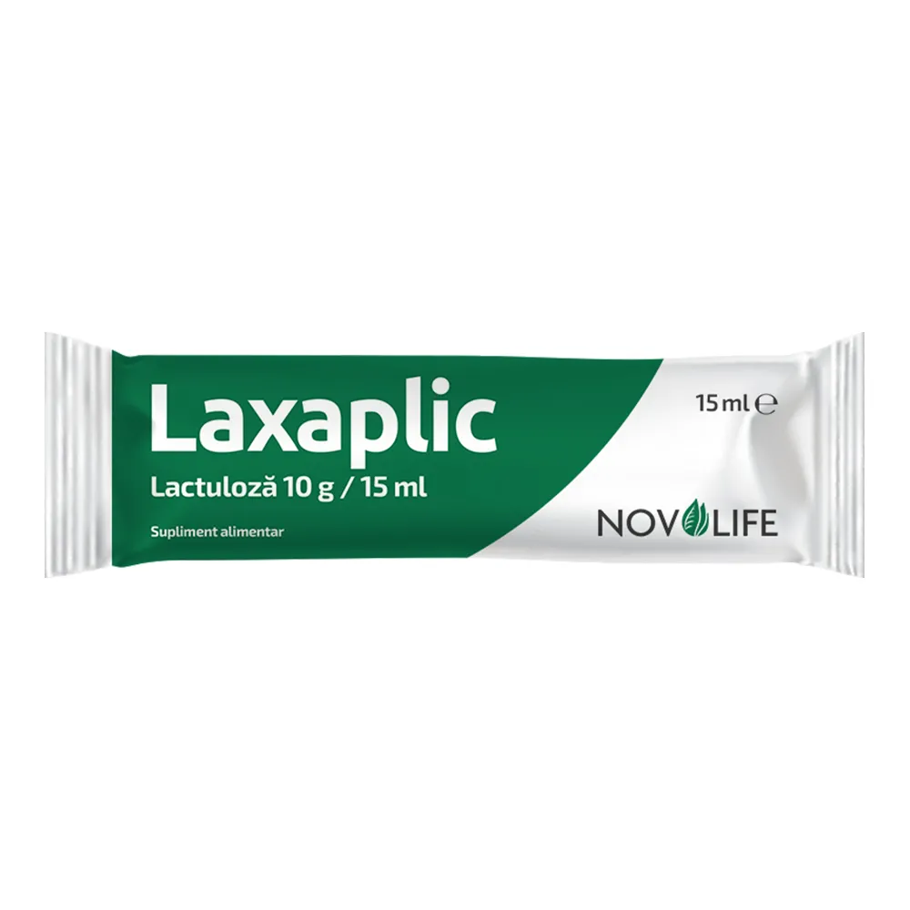 Laxaplic 15ml, 8 plicuri monodoza, Novolife