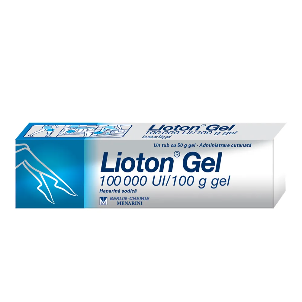 Lioton Gel, 100000 U.I./100 g, 50 g, Menarini
