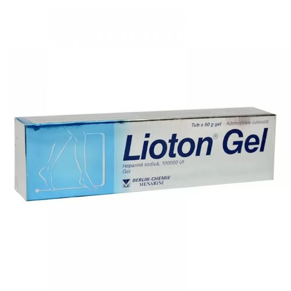 Lioton Gel, 100000 U.I./100 g, 50 g, Menarini