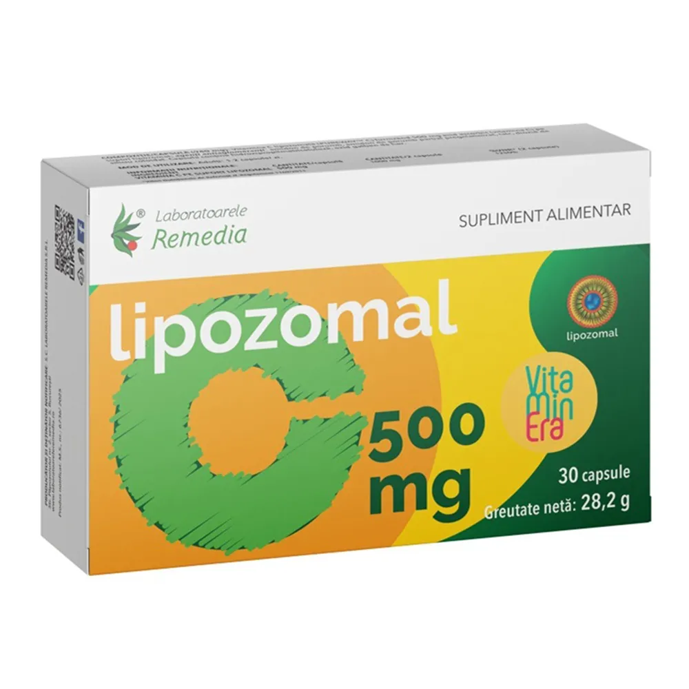 Lipozomal C 500mg, 30 capsule, Lab. Remedia