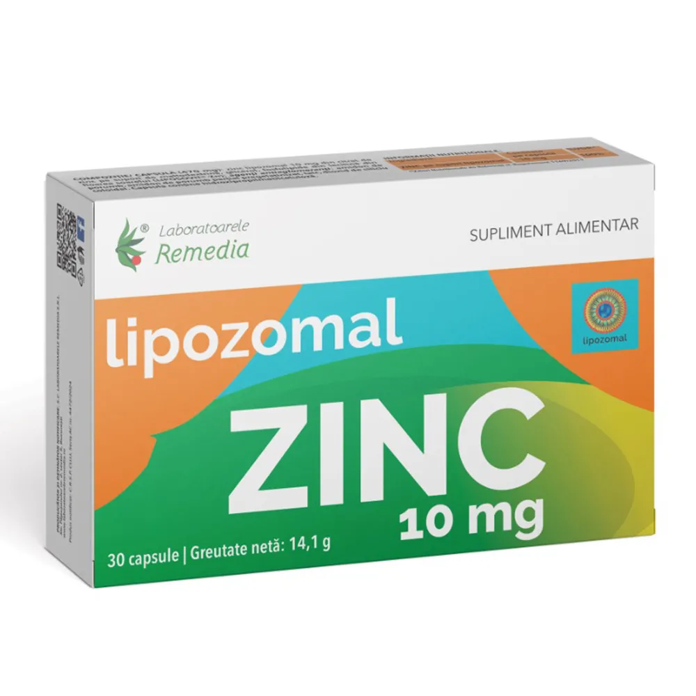 Lipozomal Zinc 10mg, 30 capsule, Lab. Remedia