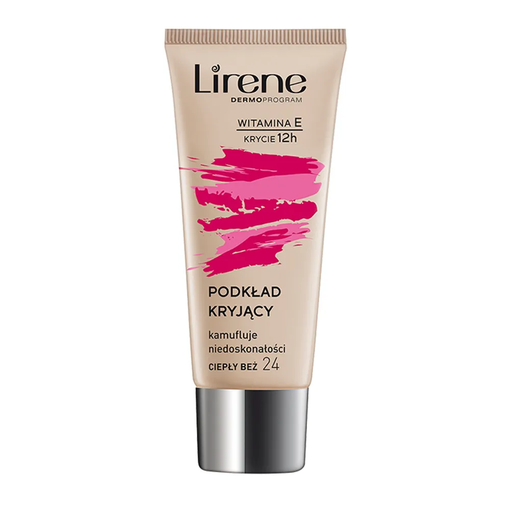 Fond de Ten Acoperire Completa Warm Beige 24, 30ml, Lirene