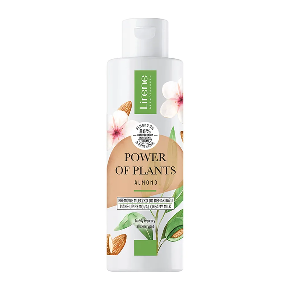Lapte Cremos pt Indepartarea Machiajului, Power of Plants Almond, 200ml, Lirene