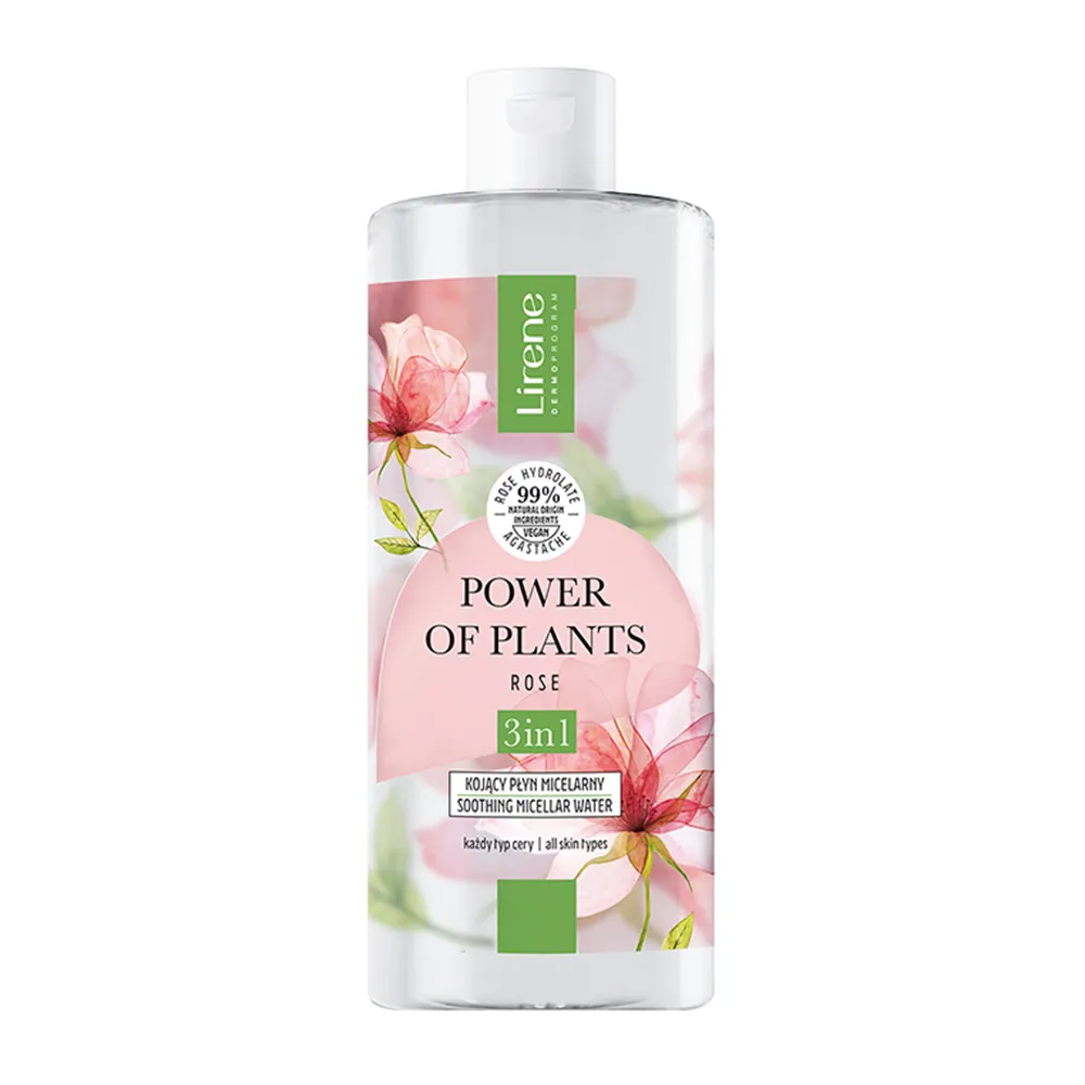 Apa Micelara cu Efect Calmant, Power of Plants Rose, 400ml, Lirene