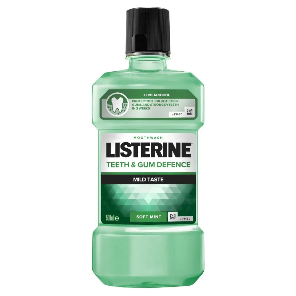 Listerine Apa de Gura Teeth&Gum Defence fara Alcool x 500ml