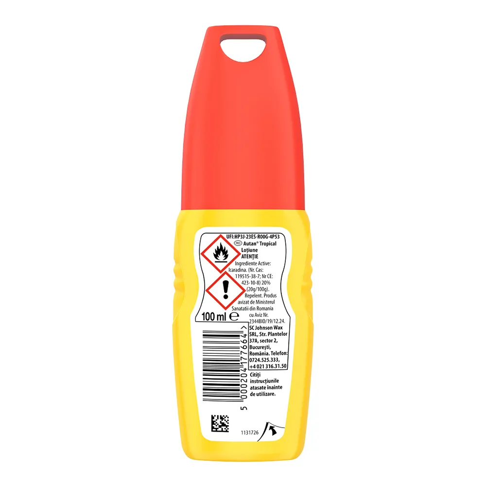 Lotiune impotriva tantarilor Tropical, 100 ml, Autan