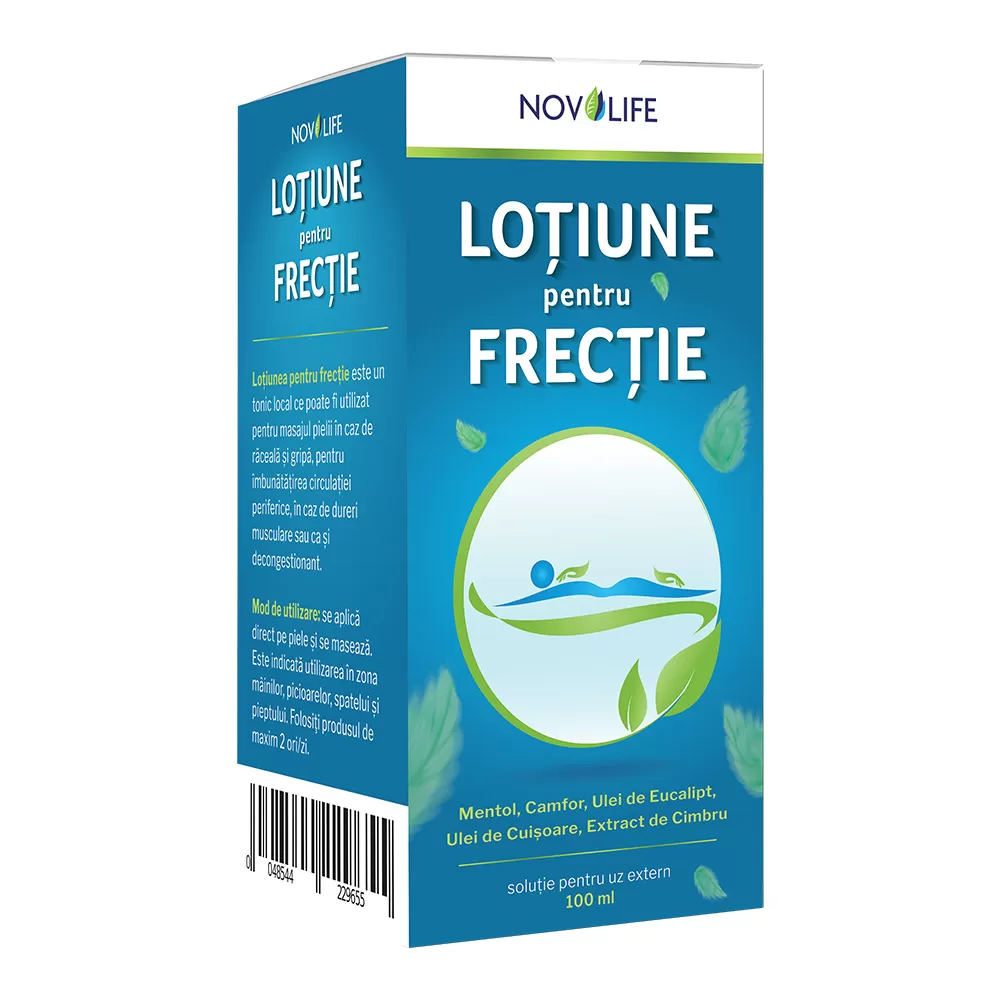 Lotiune pentru Frectie Adulti si Copii +3ani x 100 ml - Novolife