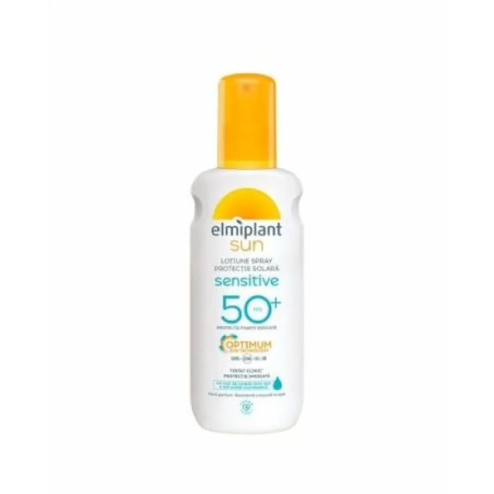 Lotiune pentru protectie solara cu SPF 50+ Optimum Sun, 200 ml, Elmiplant
