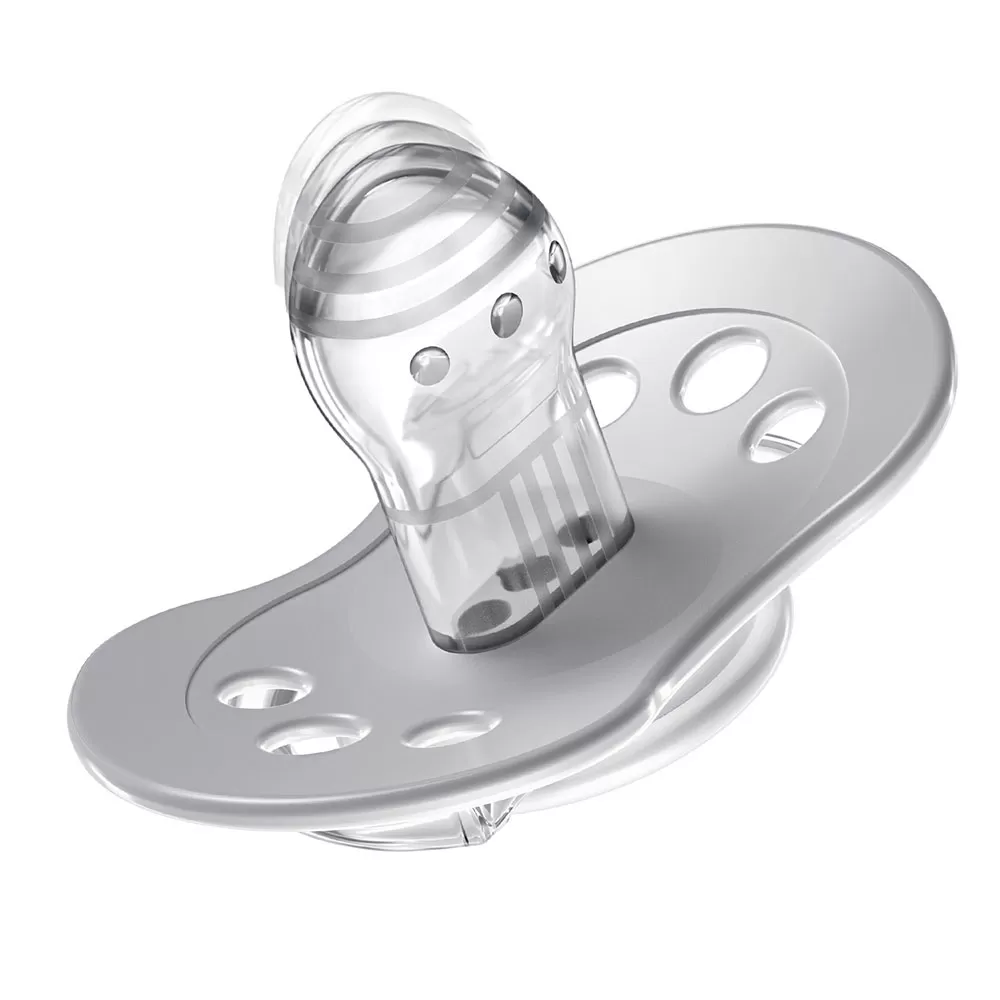 Suzeta din silicon Dynamic Botanic pentru baieti 3-6 luni, 2 bucati, Lovi