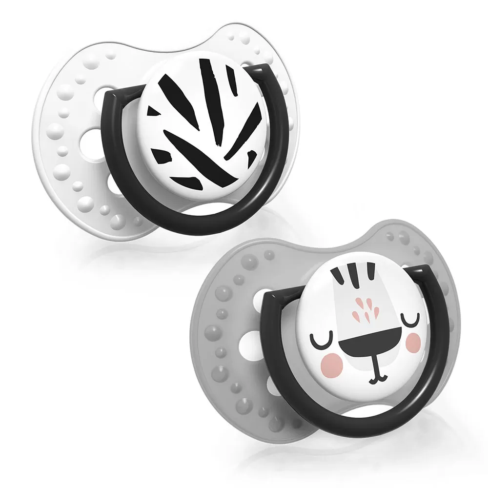 Suzeta din silicon Dynamic Salt&Ppepper pentru 18+ luni, 2 bucati, Lovi