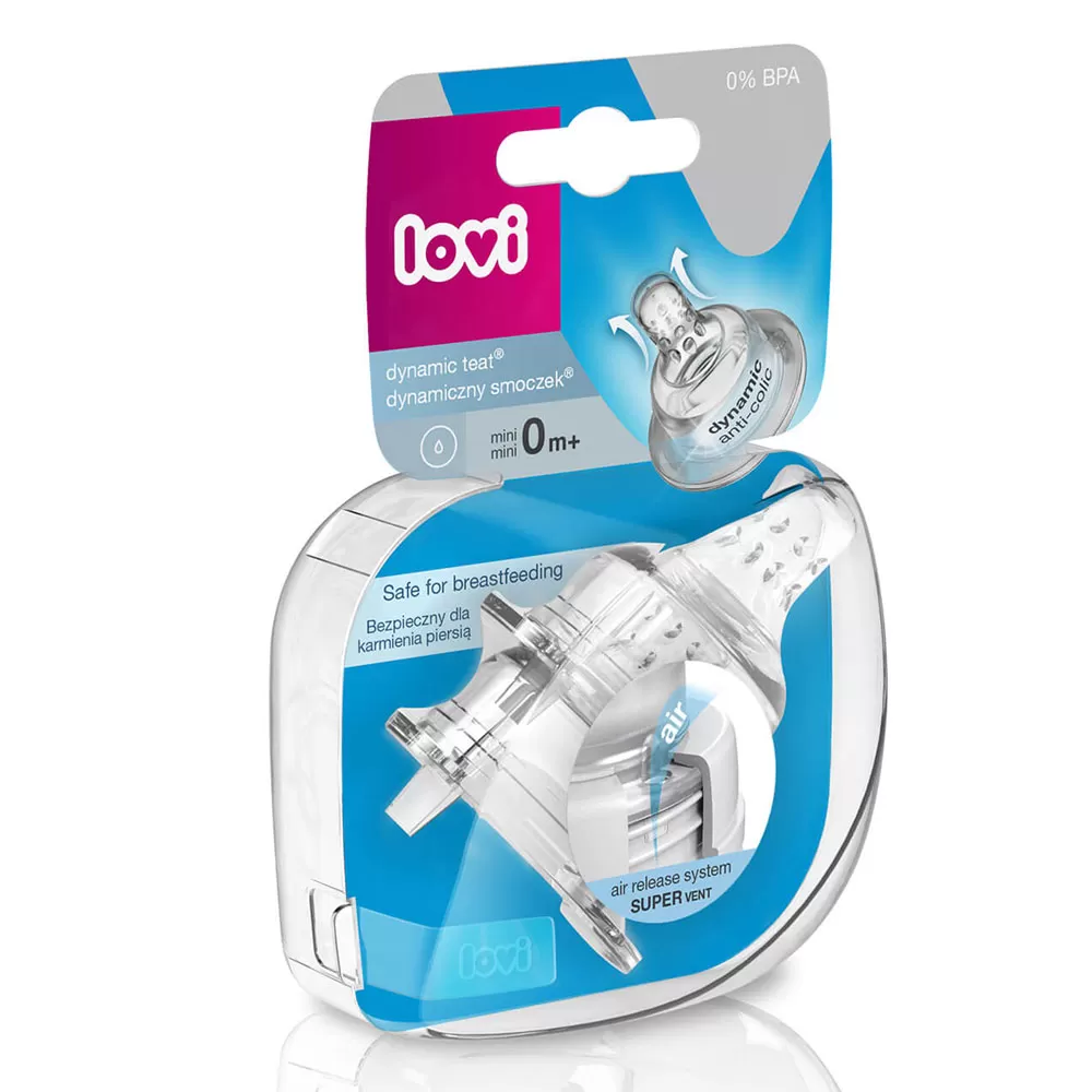 Tetina Dinamica mini, 2 bucati, LOVI