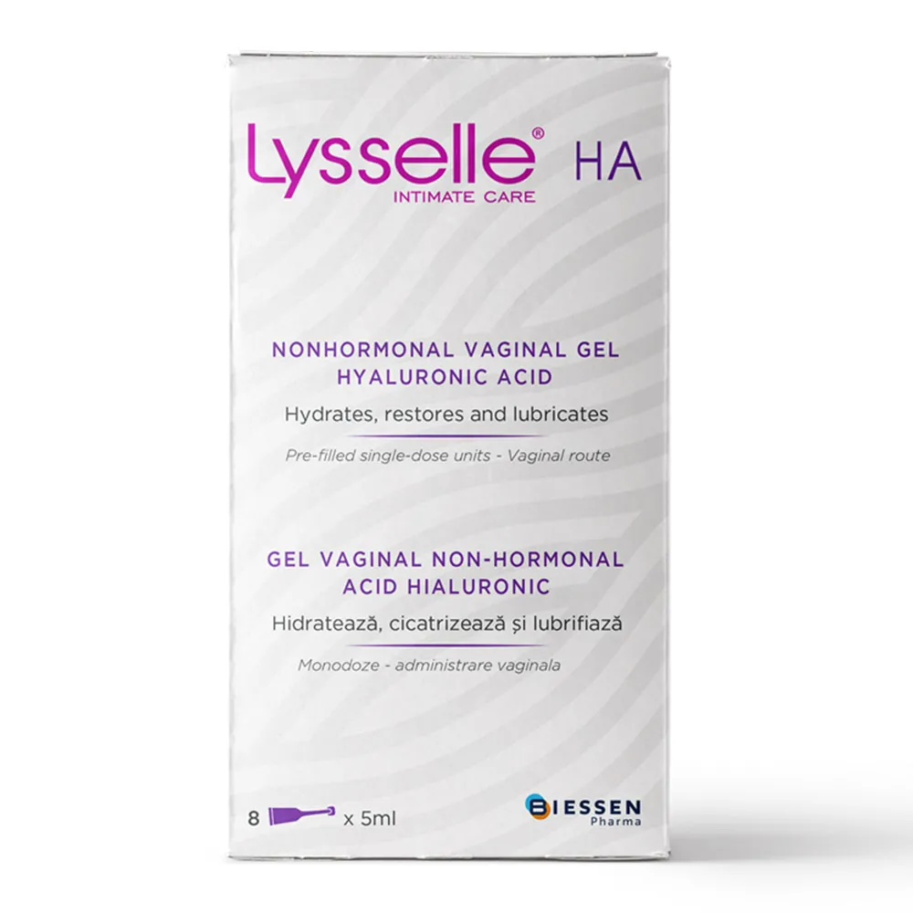 LYSSELLE HA gel vaginal lipozomal, 8 monodoze x 5 ml