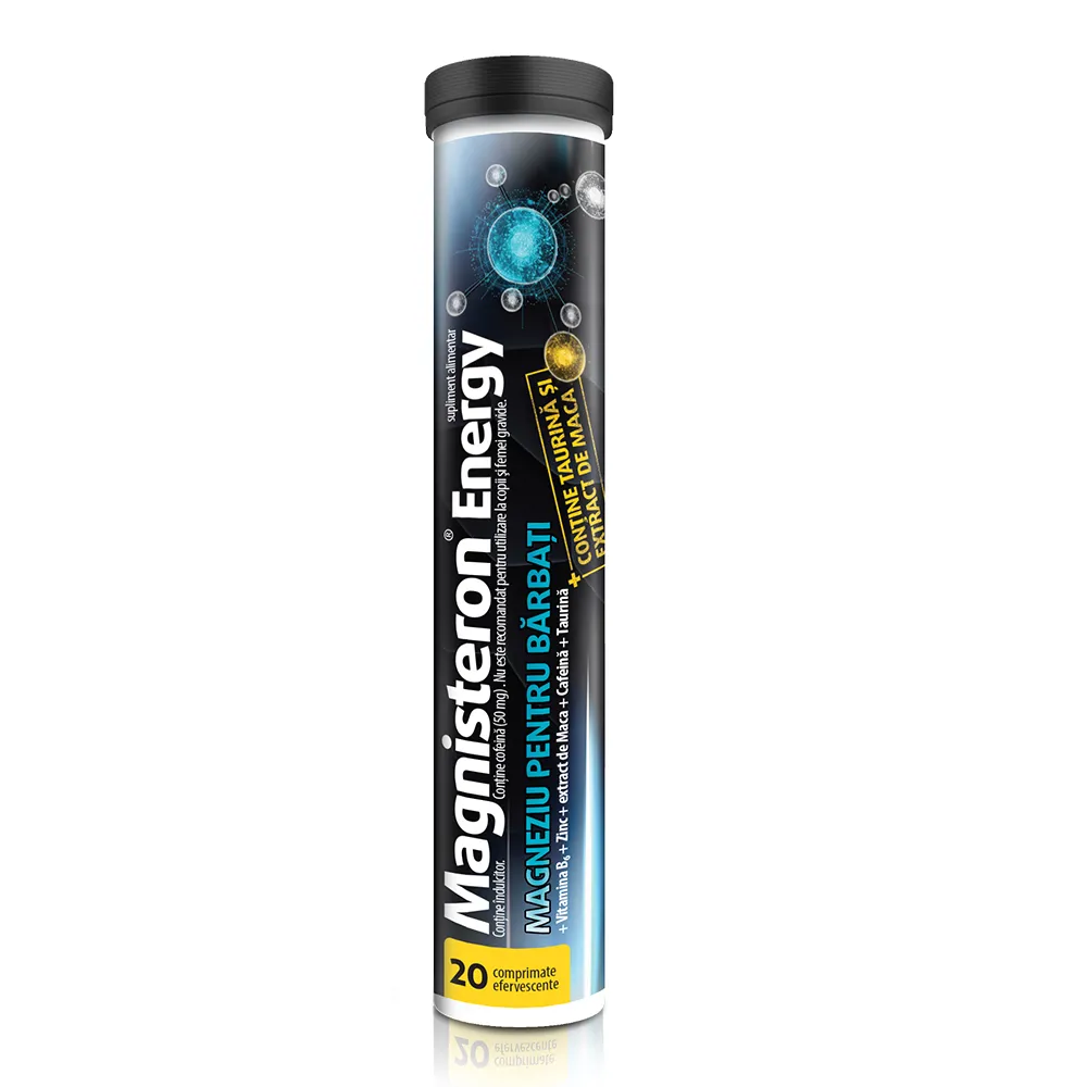 Magnisteron Energy, 20 comprimate efervescente, Aflofarm