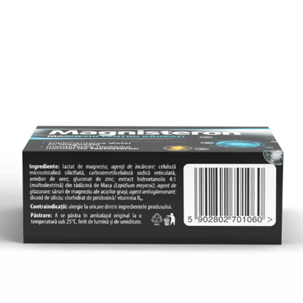 Magnisteron - magneziu pentru barbati, 30 comprimate, Aflofarm