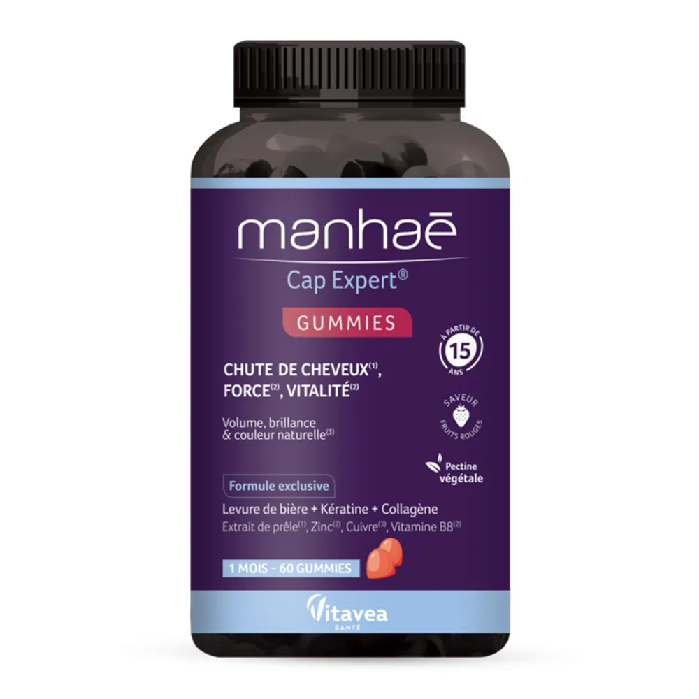 Cap Expert Gummies Manhae, 60 jeleuri, Vitavea